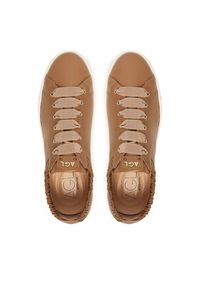 AGL Sneakersy Suzie D936001PGKT018G497 Brązowy. Kolor: brązowy. Materiał: zamsz, skóra #4