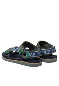 Pepe Jeans Sandały Pool One B PBS70063 Khaki. Kolor: brązowy