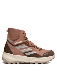 Adidas - adidas Trekkingi TERREX WMN MID RAIN.RDY Hiking Shoes HQ3557 Brązowy. Kolor: brązowy. Materiał: materiał