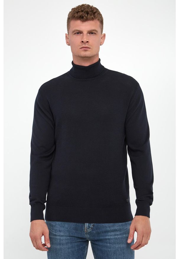 Karl Lagerfeld - Golf męski KARL LAGERFELD. Typ kołnierza: golf