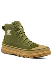 sorel - Sorel Sneakersy SCOUT N ABOUT™ Men's Mid Sneaker 2113341 Zielony. Kolor: zielony. Materiał: materiał #3