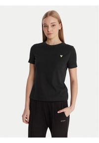 Guess T-Shirt V6RI17 KD741 Czarny Regular Fit. Kolor: czarny. Materiał: bawełna #1