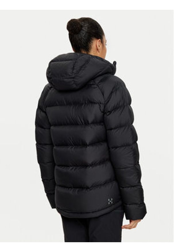Haglöfs Kurtka puchowa Rosson 607468 Czarny Relaxed Fit. Kolor: czarny. Materiał: syntetyk