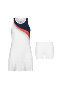 Damska sukienka 2 w 1 CMP. Kolor: czarny, wielokolorowy, biały. Sport: turystyka piesza #1