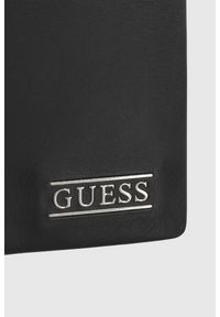 Guess - GUESS Czarny portfel męski Torino Bifold. Kolor: czarny. Materiał: skóra #4