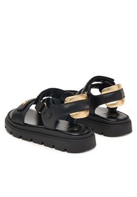 Elisabetta Franchi Sandały F4A2-E0586-1733 Czarny. Kolor: czarny. Materiał: skóra #5