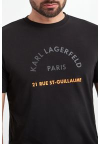 Karl Lagerfeld - T-shirt męski KARL LAGERFELD. Materiał: włókno, bawełna. Wzór: nadruk #2