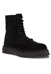 Tommy Jeans Trapery Tjm Casual Boot Suede EM0EM01336 Czarny. Okazja: na co dzień. Kolor: czarny. Materiał: skóra, zamsz. Styl: casual