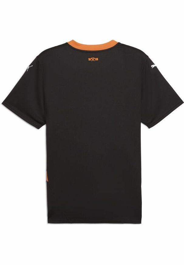 Puma - Męska koszulka wyjazdowa FC Shakhtar Donetsk 24/25 PUMA Black Rickie Orange. Kolor: żółty, wielokolorowy, pomarańczowy, czarny