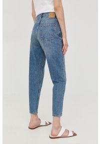 BOSS jeansy damskie high waist. Stan: podwyższony. Kolor: niebieski #3