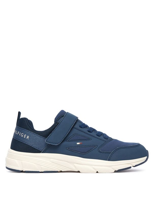 TOMMY HILFIGER - Sneakersy Tommy Hilfiger. Kolor: niebieski