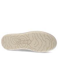 Beżowe Klapki Jeep Stylowe Płaskie Obuwie Damskie. Okazja: na co dzień. Kolor: beżowy. Materiał: materiał. Sezon: lato. Styl: elegancki #6