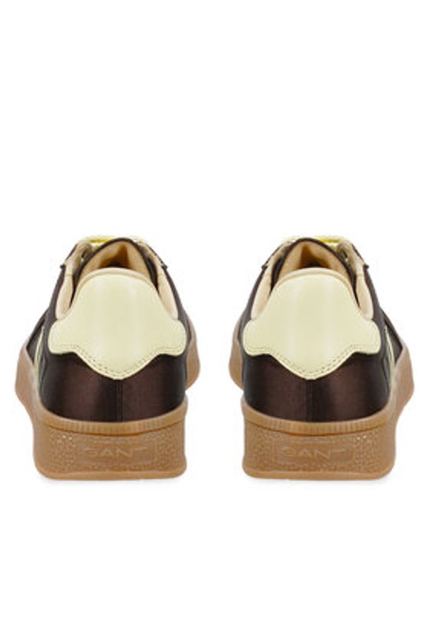 GANT - Gant Sneakersy 32533198 Brązowy. Kolor: brązowy. Materiał: skóra, zamsz