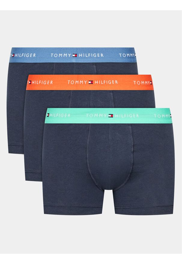TOMMY HILFIGER - Tommy Hilfiger Komplet 3 par bokserek UM0UM02763 Kolorowy. Materiał: bawełna. Wzór: kolorowy