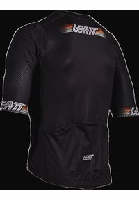 LEATT - Koszulka rowerowa męska Leatt Jersey MTB Endurance 6.0. Kolor: czarny. Materiał: jersey