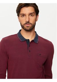 Pierre Cardin Polo C5 30534.3048 Bordowy Regular Fit. Typ kołnierza: polo. Kolor: czerwony. Materiał: bawełna #5