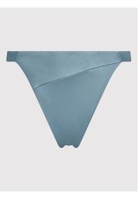 Calvin Klein Swimwear Dół od bikini KW0KW01715 Niebieski. Kolor: niebieski. Materiał: syntetyk