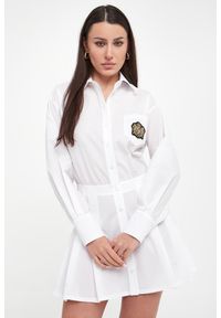 Ermanno Firenze - Sukienka koszulowa mini ERMANNO FIRENZE. Typ sukienki: koszulowe. Długość: mini #6