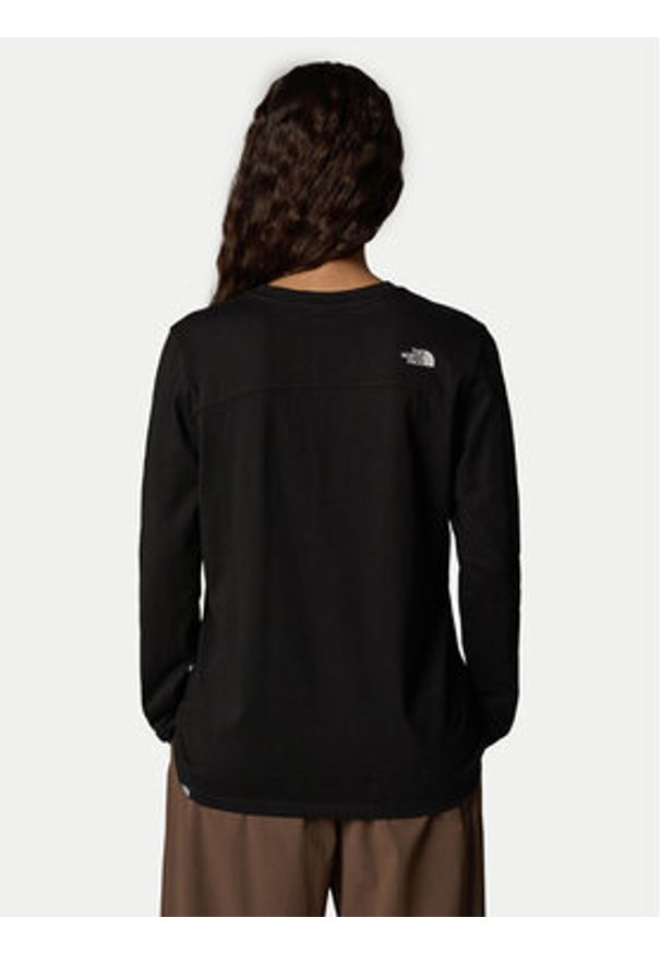 The North Face Bluzka Simple Dome NF0A87QP Czarny Relaxed Fit. Kolor: czarny. Materiał: bawełna, syntetyk