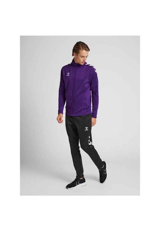 Bluza sportowa dla dorosłych Hummel Core XK Poly Zip Sweat. Kolor: biały, niebieski, czerwony, wielokolorowy