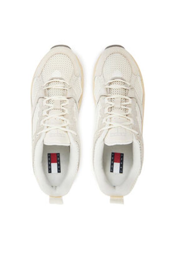 Tommy Jeans Sneakersy Archive'97 EN0EN02795 Biały. Kolor: biały. Materiał: zamsz, skóra
