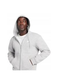 New Balance - Bluza dresowa męska NEW BALACE z kapturem. Typ kołnierza: kaptur. Kolor: szary. Materiał: dresówka. Sport: bieganie #1