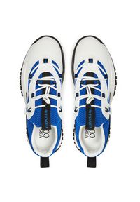 Versace Jeans Couture Sneakersy 78YA3SN2 Niebieski. Kolor: niebieski. Materiał: materiał