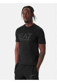 EA7 Emporio Armani T-Shirt 7M001412 AF22264 MC005 Czarny Regular Fit. Kolor: czarny. Materiał: bawełna #1