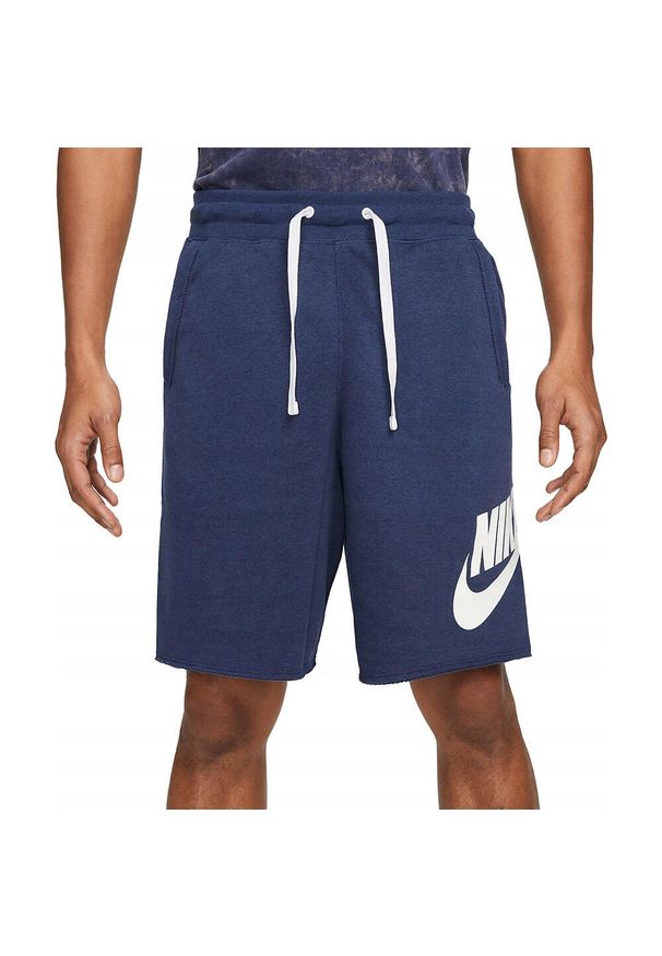Spodenki Męskie Nike M Nk Club Alumni Hbr Ft Short. Kolor: niebieski