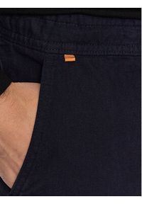 BOSS - Boss Spodnie materiałowe 50488632 Granatowy Regular Fit. Kolor: niebieski. Materiał: materiał, bawełna #5