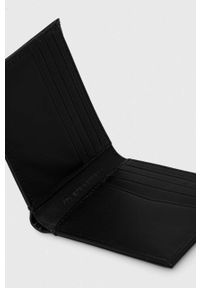 Calvin Klein Jeans portfel skórzany męski kolor czarny. Kolor: czarny. Materiał: skóra #5