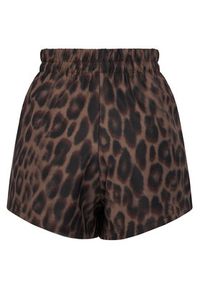 Adidas - adidas Szorty sportowe Seasonal Essentials Leopard Print JZ0199 Brązowy Regular Fit. Kolor: brązowy. Materiał: syntetyk. Wzór: nadruk #3