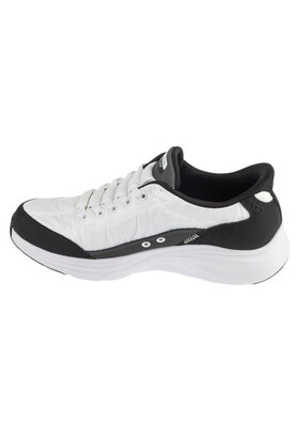 skechers - Skechers Sneakersy Contour Foam - Cozy Fit 150404/WBK Biały. Kolor: biały. Materiał: materiał