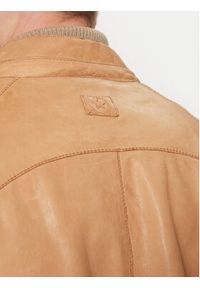 Milestone Kurtka skórzana Winston 511099 60600 Brązowy Regular Fit. Kolor: brązowy. Materiał: skóra #2