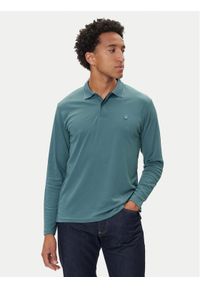 Jack & Jones Polo Crodney 12259645 Niebieski Regular Fit. Typ kołnierza: polo. Kolor: niebieski. Materiał: bawełna, syntetyk #1