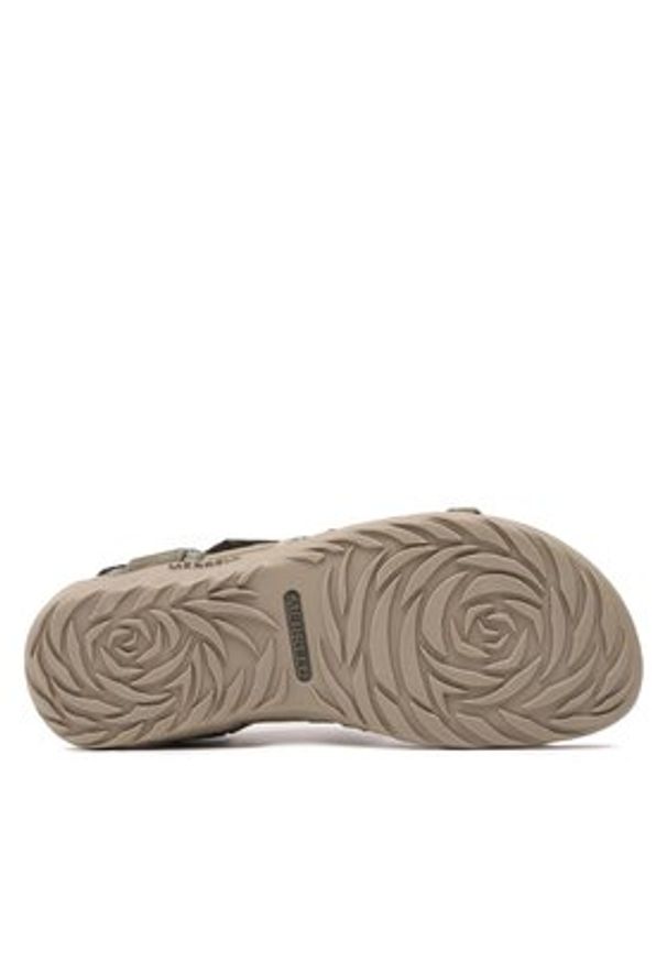 Merrell Sandały Terran 3 Cush Lattice J004570 Zielony. Kolor: zielony. Materiał: zamsz, skóra