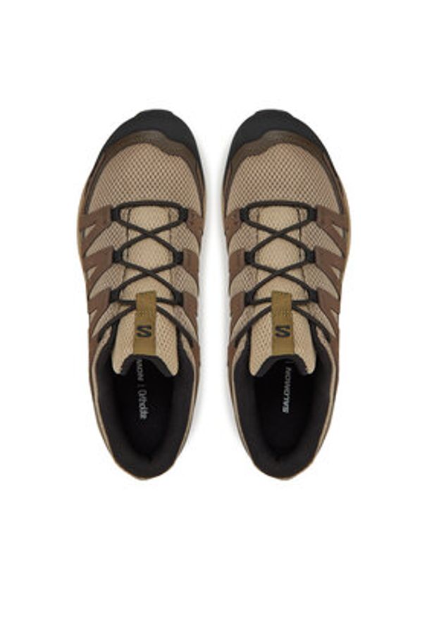 salomon - Salomon Trekkingi X-Adventure Recon L47815600 Beżowy. Kolor: beżowy. Materiał: nubuk, skóra. Sport: turystyka piesza