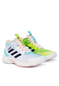 Adidas - adidas Buty halowe Crazyflight 6 Mid HQ0112 Biały. Kolor: biały. Materiał: materiał #4