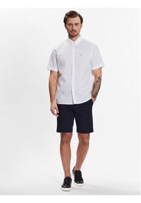 Calvin Klein Koszula K10K109440 Biały Regular Fit. Kolor: biały. Materiał: bawełna