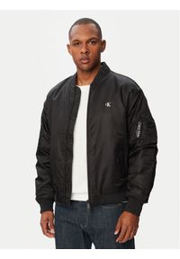 Calvin Klein Jeans Kurtka bomber LV04RG505G Czarny Regular Fit. Kolor: czarny. Materiał: syntetyk #1