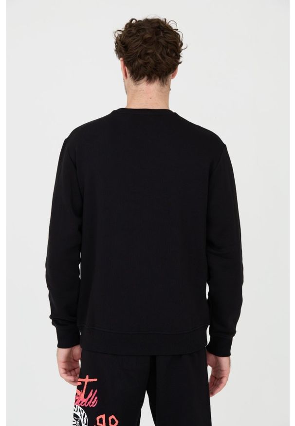 Just Cavalli - JUST CAVALLI Czarna męska bluza R 1998 Dripp, Rozmiar M. Kolor: czarny