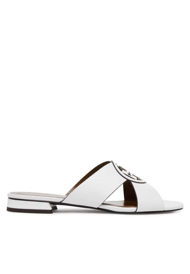 Tory Burch Klapki Miller 163039 Biały. Kolor: biały. Materiał: skóra