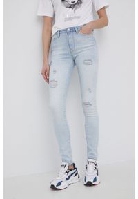 only - Only jeansy Lucy damskie medium waist. Kolor: niebieski #1