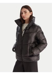 DKNY Kurtka zimowa DP5J9623 Czarny Regular Fit. Kolor: czarny. Materiał: syntetyk. Sezon: zima