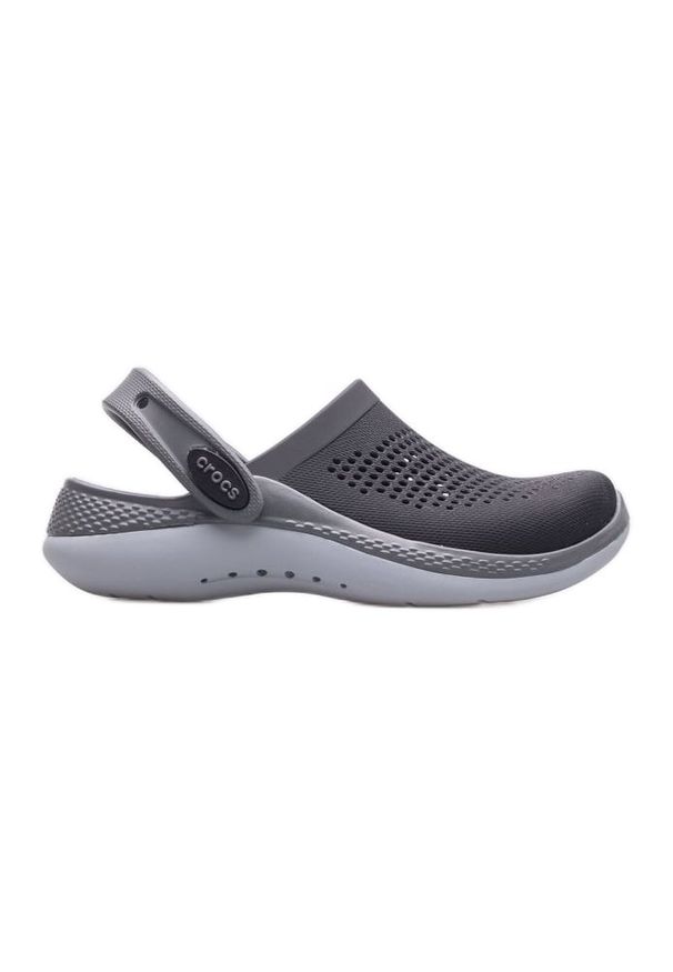 Klapki Crocs Literide 360 Kids Clog Jr 207021-0DD szare. Okazja: na co dzień. Kolor: szary. Sezon: lato. Styl: casual