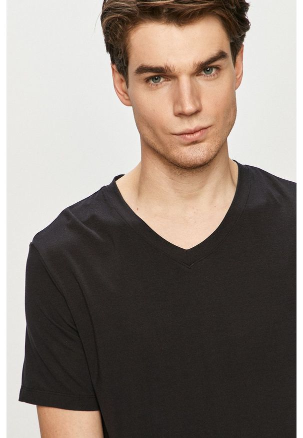 Ted Baker - T-shirt (2-pack). Okazja: na co dzień. Materiał: dzianina. Wzór: gładki. Styl: casual