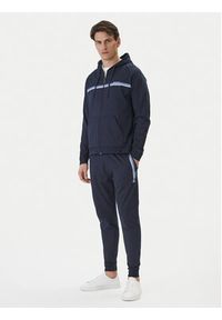 BOSS Spodnie dresowe Authentic 50554784 Granatowy Regular Fit. Kolor: niebieski. Materiał: bawełna #3