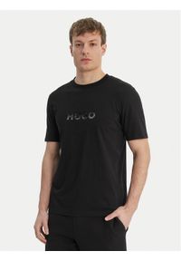 Hugo - HUGO T-Shirt Dumeo 50557437 Czarny Regular Fit. Kolor: czarny. Materiał: bawełna #1