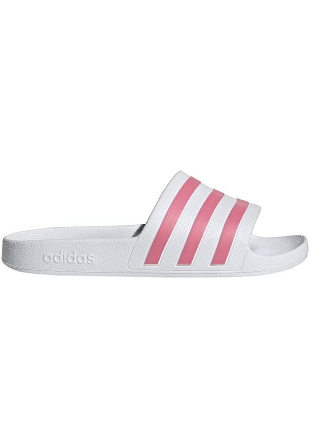 Adidas - Klapki adidas Adilette Aqua W GZ5237 białe. Kolor: biały. Materiał: syntetyk. Sezon: lato. Styl: wakacyjny