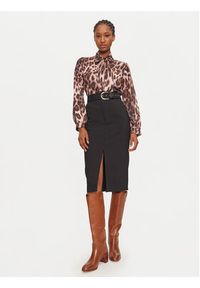 Rinascimento Spódnica ołówkowa 1000769148738 Czarny Slim Fit. Kolor: czarny. Materiał: syntetyk #3